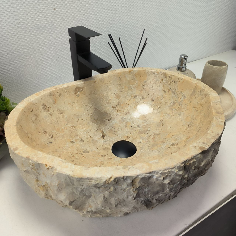 Раковина из мрамора Erozy Cream EM-62688 50*41*16  122