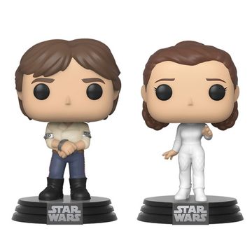 Фигурка Funko POP! Bobble: Star Wars: 2PK Han & Leia 46770