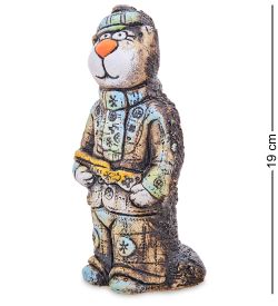 КоКо Шамель KK-423 Фигурка «Кот Охоник» шамот