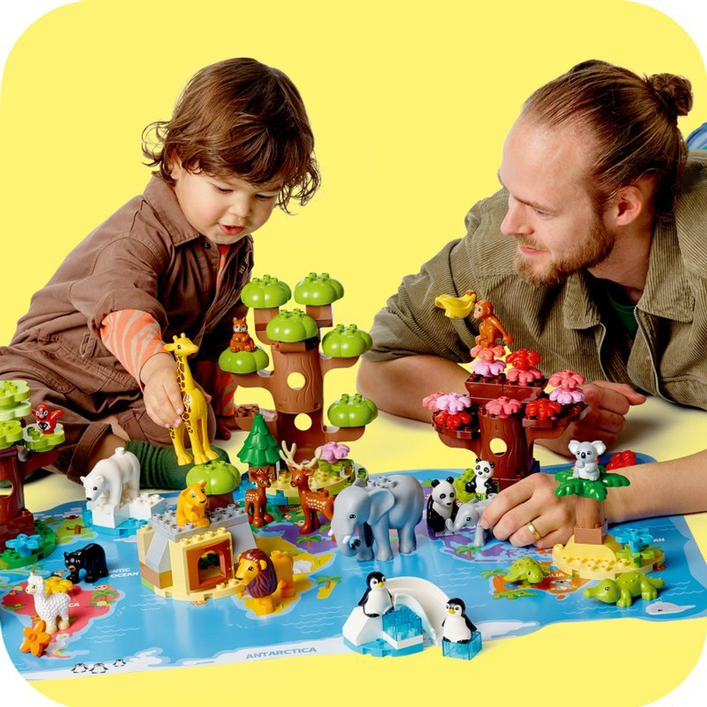 Конструктор LEGO DUPLO - Дикие животные мира 10975