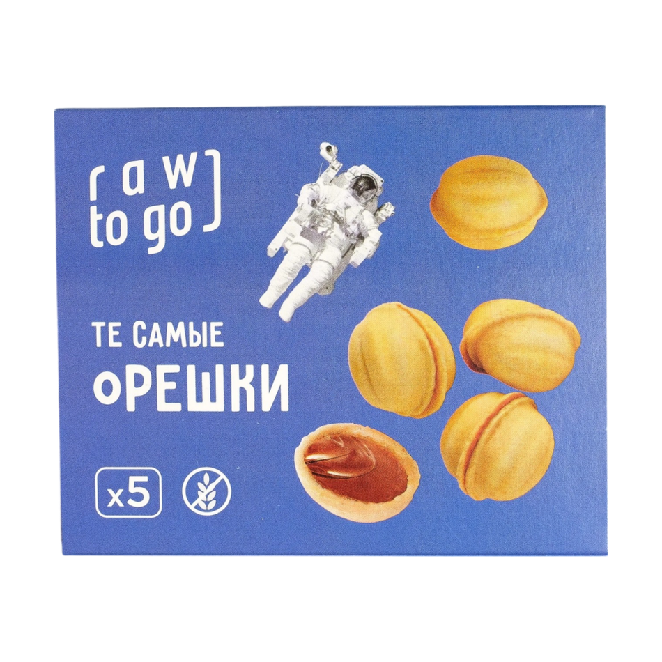 Орешки с кокосовой сгущёнкой Raw to go, 110 г