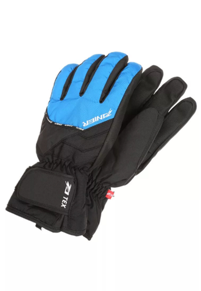 ZANIER ISCHGL.ZX  HE  перчатки мужские 210 Black Blue 9.5 XL