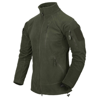 Helikon-Tex ALPHA TACTICAL Jacket - Grid Fleece - Olive Green