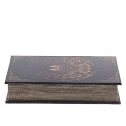 GAEM Шкатулка-книга сейф, L15,5 W5 H24 см