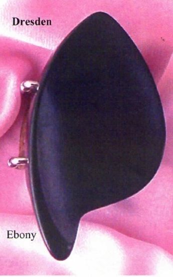 BC11Eu-4/4 Подбородник для альта, модель Dresden. Форма крепления - U. Материал - черное дер. WBO