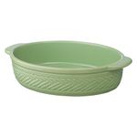 Блюдо для запекания country mill, 29,8х19 см, светло-зеленое