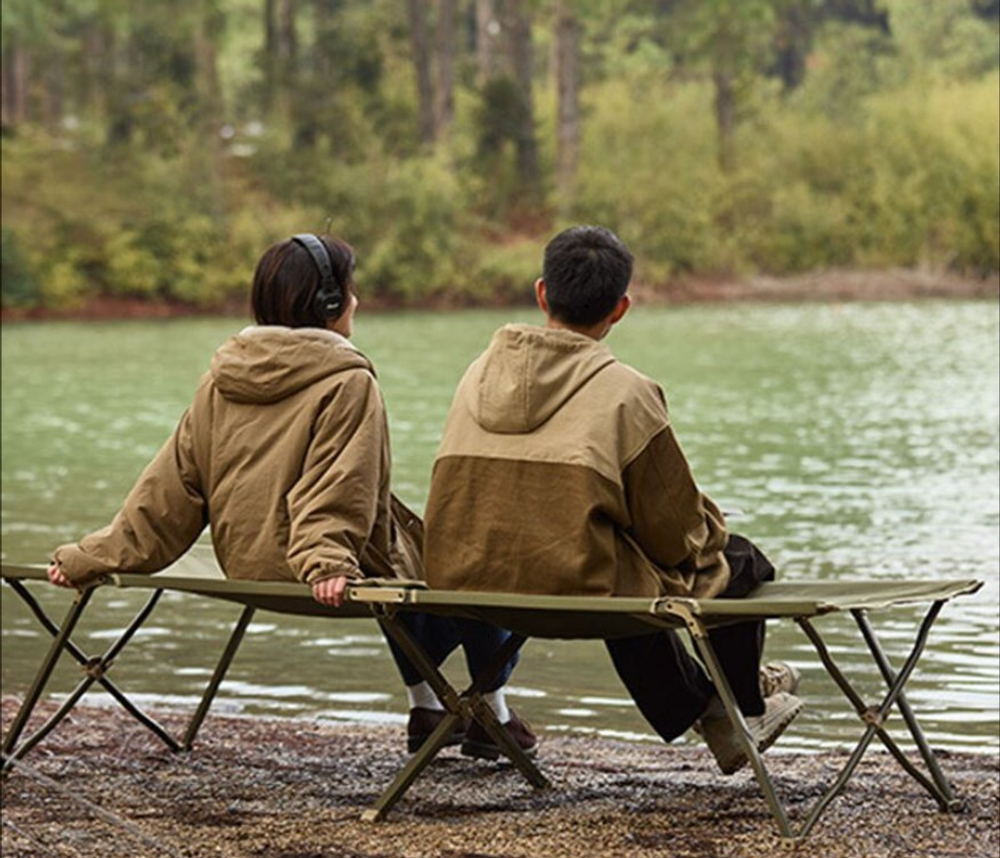 Раскладушка Naturehike XJC14, 205х73х49 см, до 120 кг, зеленая