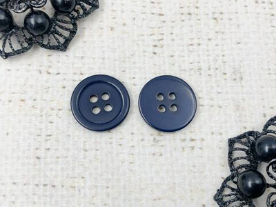 Пуговицы костюмные, d 1,7 см, тёмно-синий