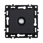 Розетка TV, черный Kollinger Asthetik AS-020BK