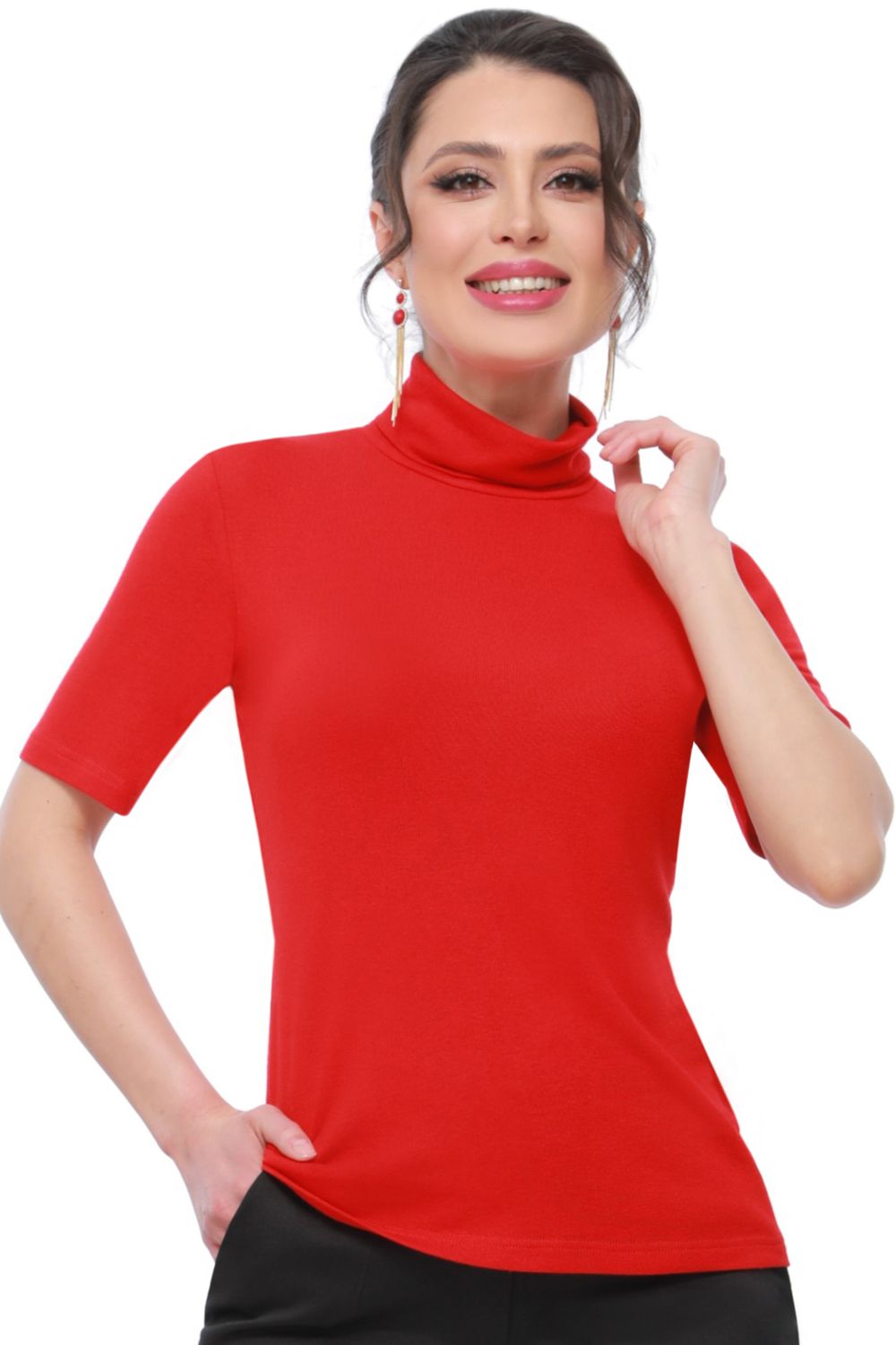 Водолазка Ты в тренде, рэд DStrend (Акция)