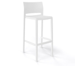 Стул пластиковый барный Gaber Bakhita 76, белый