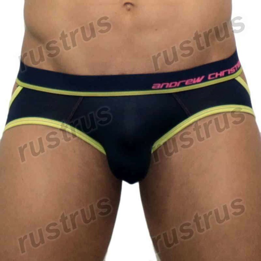 Мужские трусы джоки черные Andrew Christian  AC00164