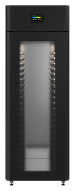 Шкаф отложенной расстойки POLAIR CS107 Bakery Br стеклянная дверь, черный, тип 1