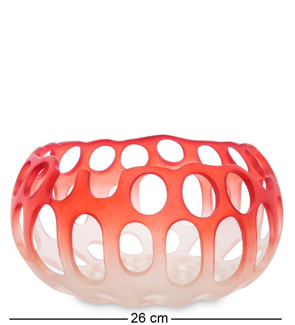 BMB- 61 Ваза «Перфора Красный Омбре» малый