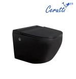 Унитаз SELLA Aria Pulse MB подвесной с функцией импульсного смыва, безободковый Ceruttispa CT10194 (590х360х380)