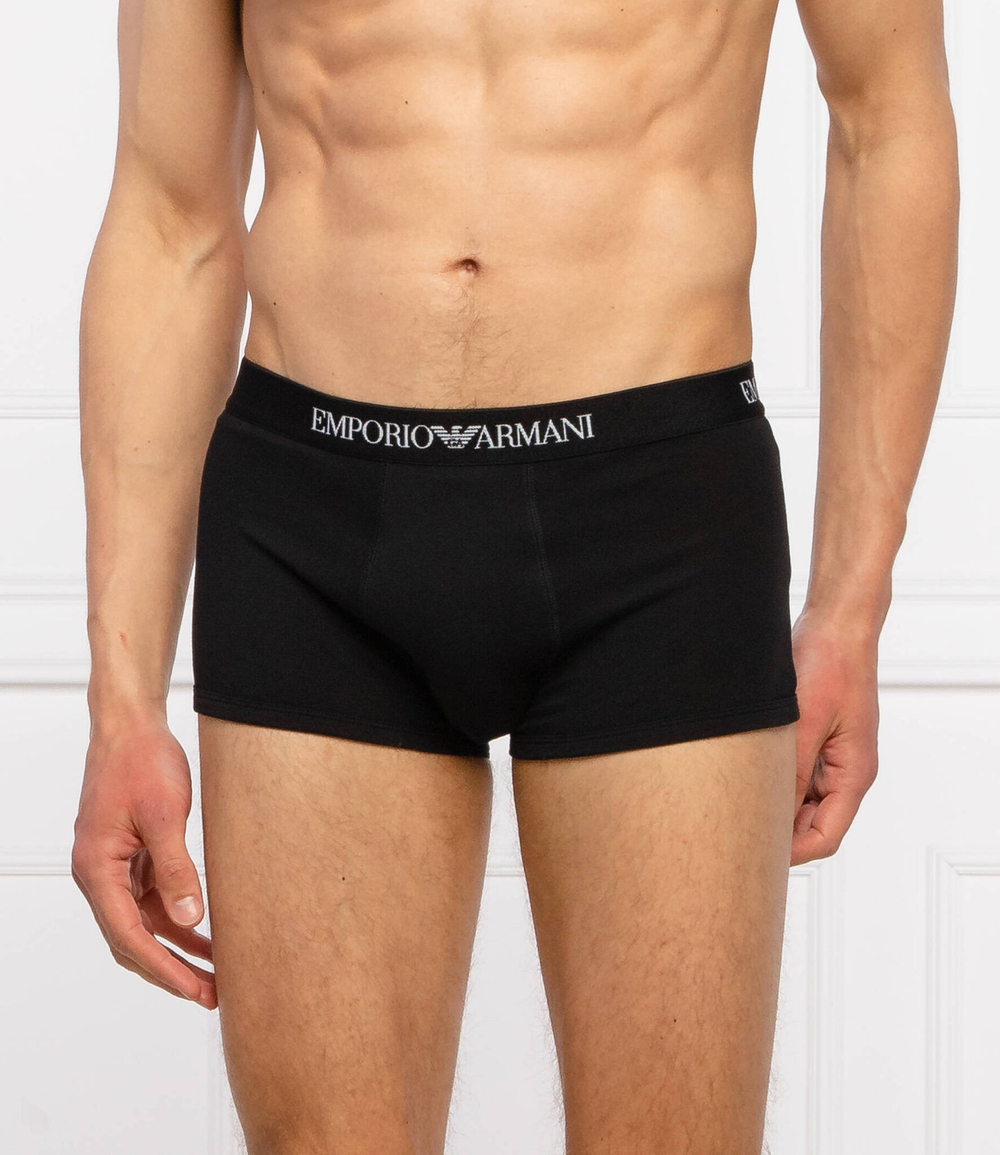 трусики-боксеры 3 шт. Emporio Armani - черный(111610 CC722)