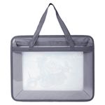 Папка на молнии с ручками BRAUBERG А4, 1 отделение, пластик, ширина 80 мм, "Space trip", 270871