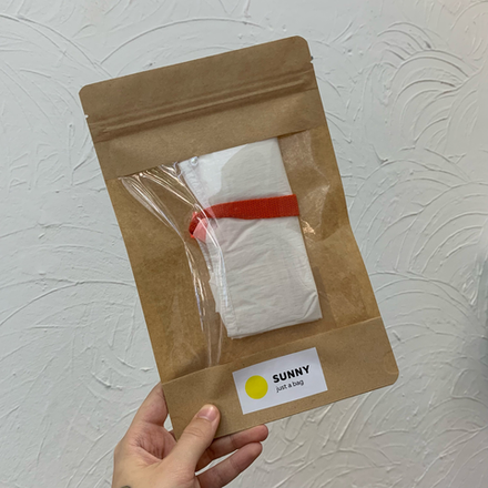 шопер Sunny, розовый с оранжевой петлей и оранжевыми элементами (4)