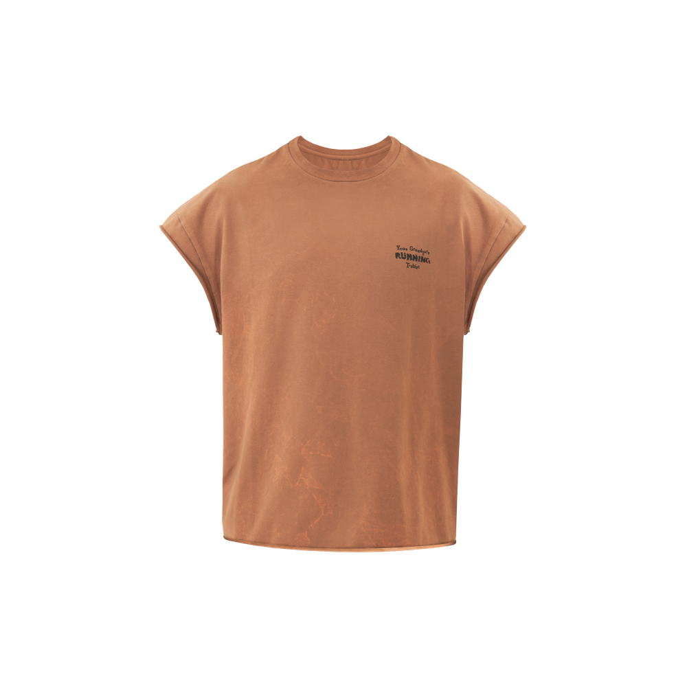 Майка Called a Garment Grandpa's Running "Washed Brown"