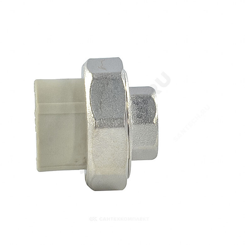 Муфта PP-R комбинированная разъемная серая Дн 25х1" ВР VALFEX 10155225Г