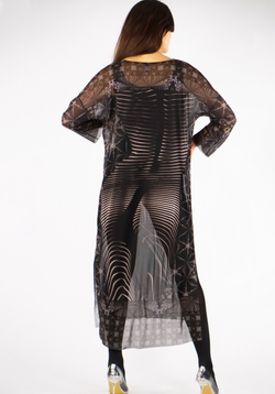 Платье-туника из сетки «Воплощение» по мотивам работ французского фотографа Дани Оливье