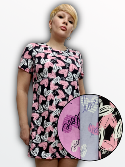 509800 Туника женская разноцветная, микс (52)