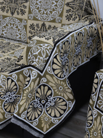 Накидки на диван и кресла комплект, комплект покрывало 200х210 и 2 дивандека для кресла 75х200