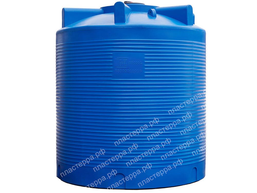 Емкость цилиндрическая Пластерра PT VL 10000 л. вертикальный (2300x2300x2700см;синий) - арт.560127