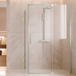 Душевой уголок Экстенза (Extenza) Vincea VSR-4EX111210CLBN, 1100/1200*1000, брашированный никель, стекло прозрачное