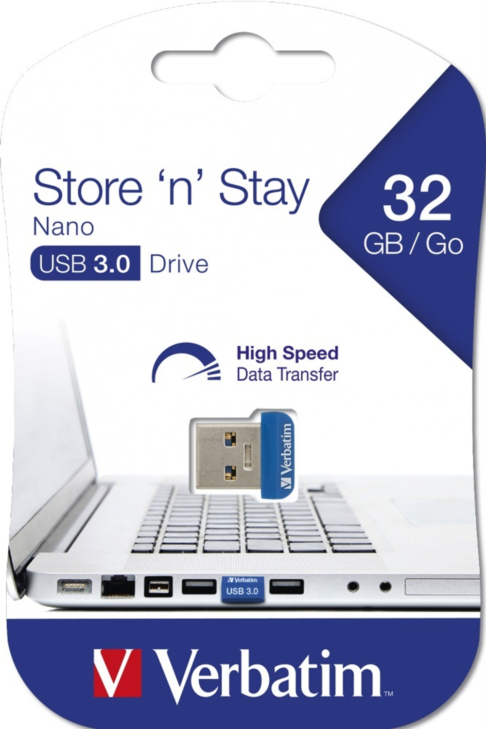 USB-накопитель Verbatim 32GB Store 'n' Stay Nano USB 3.2 Gen 1