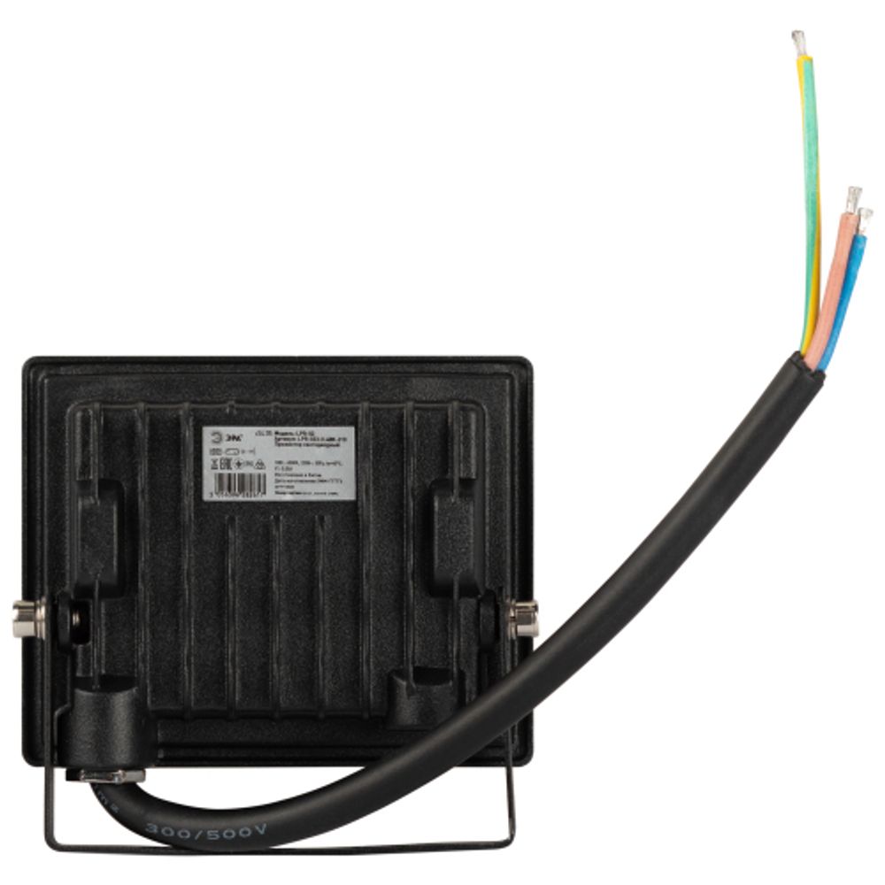 Прожектор светодиодный уличный ЭРА LPR-023-0-40K-010 10Вт 800лм 4000K КСС Д 120° 2 года IP65 черный | Прожекторы Стандарт