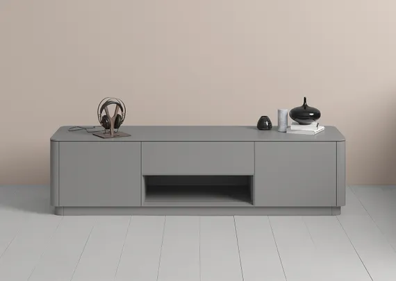 Тумба Tammi под ТВ ширина 180 см (серый)