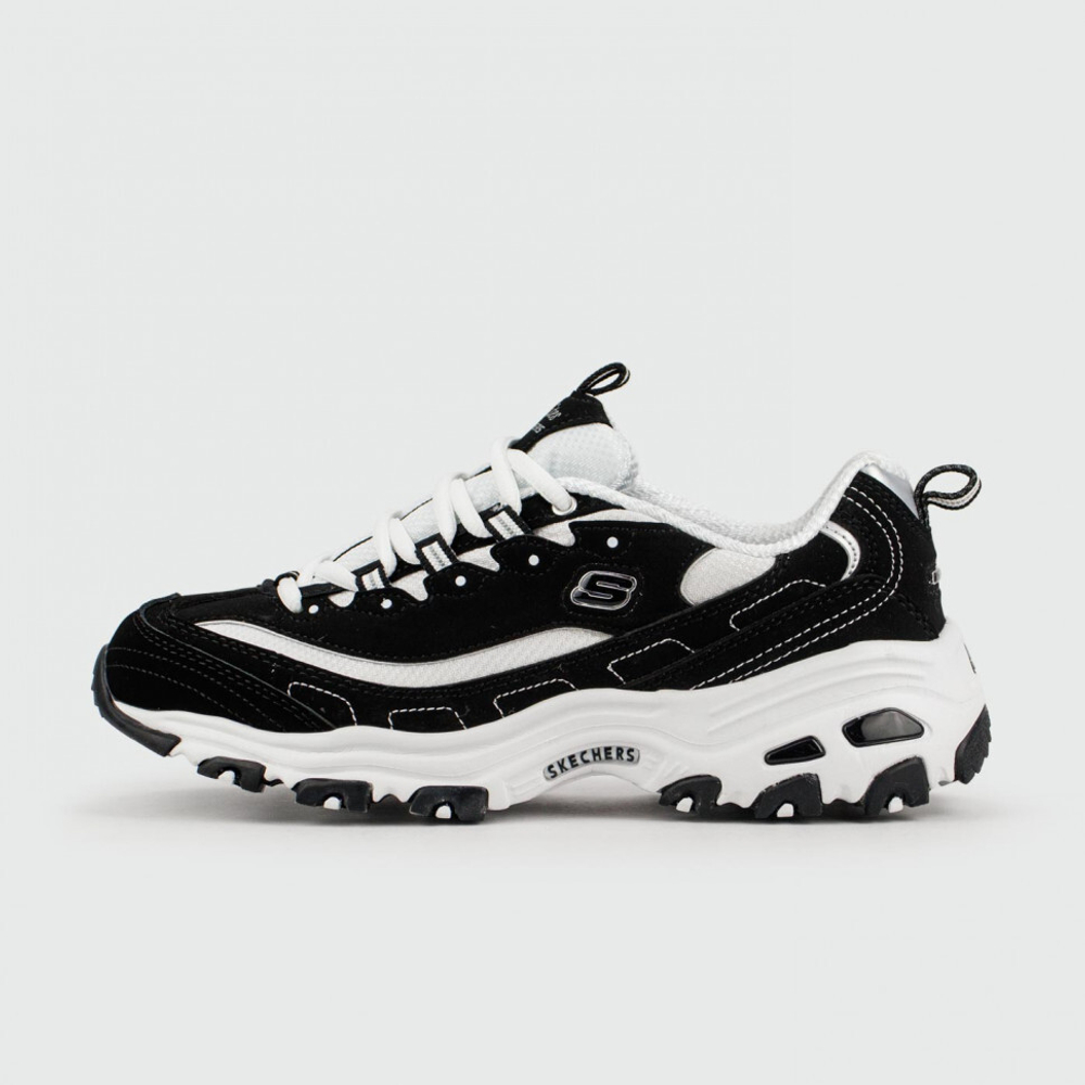 кроссовки Skechers D'Lites Black / White Wmns