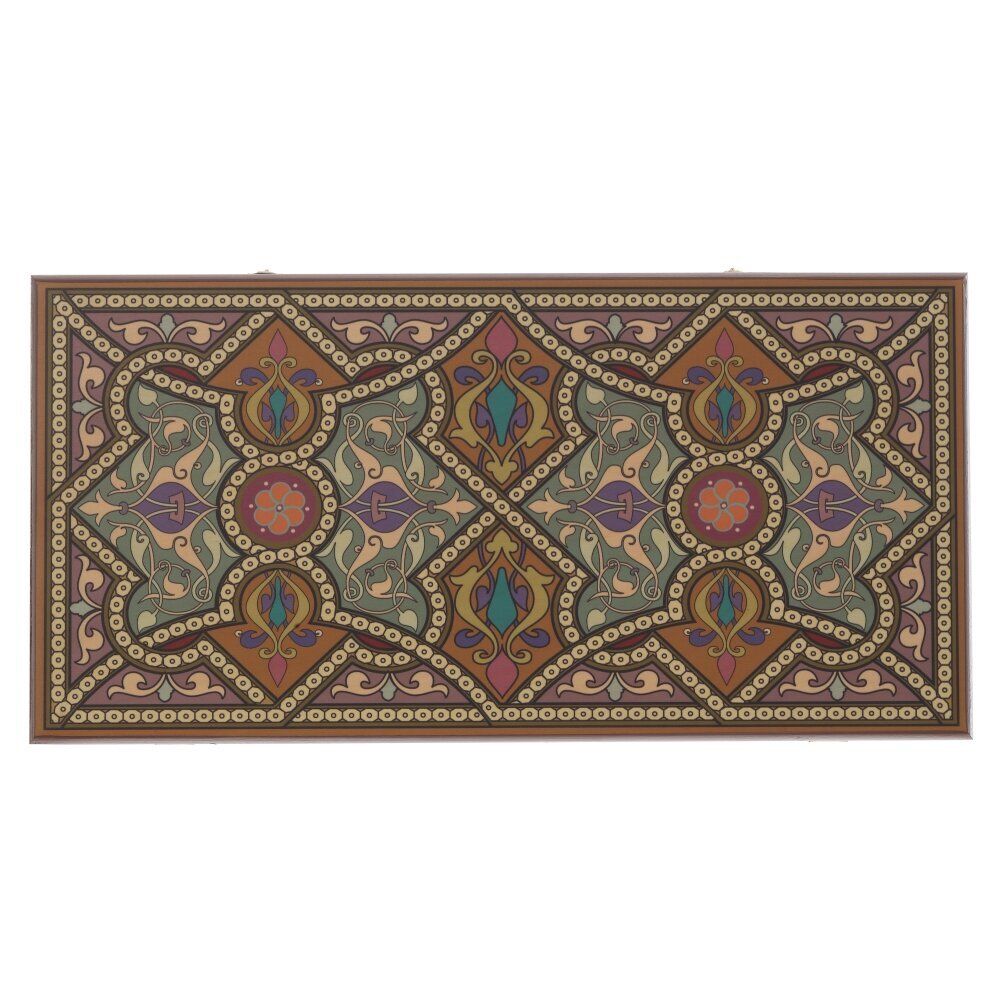 GAEM Игра настольная 2 в 1 ( шашки, нарды) "Восточные", L60 W30 H4 см