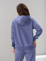 Костюм с брюками КБф-055О/серо-фиолетовый-п