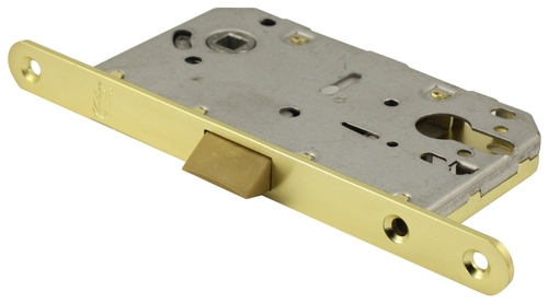 Замок под цилиндр пластиковый P85SB (мат. золото)