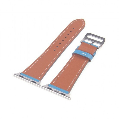 Ремешок из кожи для Apple Watch 42/44мм, 011841 Коричневый