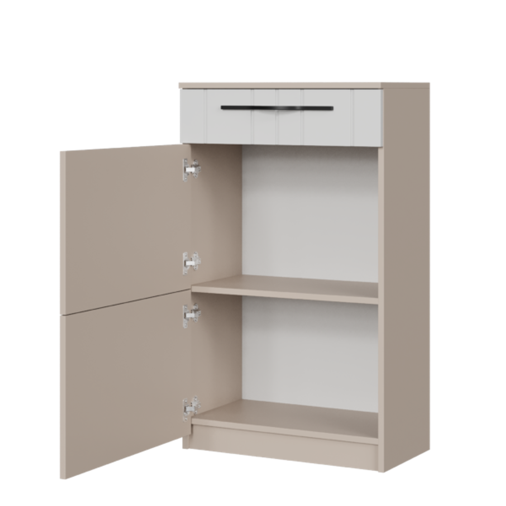 Комод в прихожую "ВУДСТОК" (1 ящик+ 2 двери)