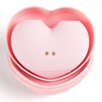 Розовый вакуумный стимулятор Heart в форме сердца (Цвет: розовый)