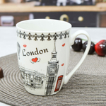 Кружка 360мл керамическая, цвет в ассортименте