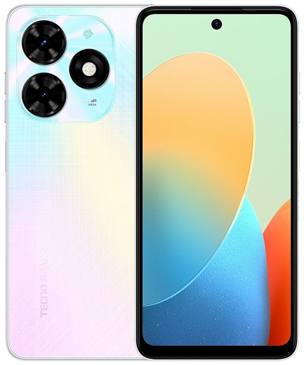 Смартфон TECNO SPARK 20C 4 ГБ/128 ГБ белый