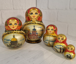 Матрешка "Санкт-Петербург" 5 мест