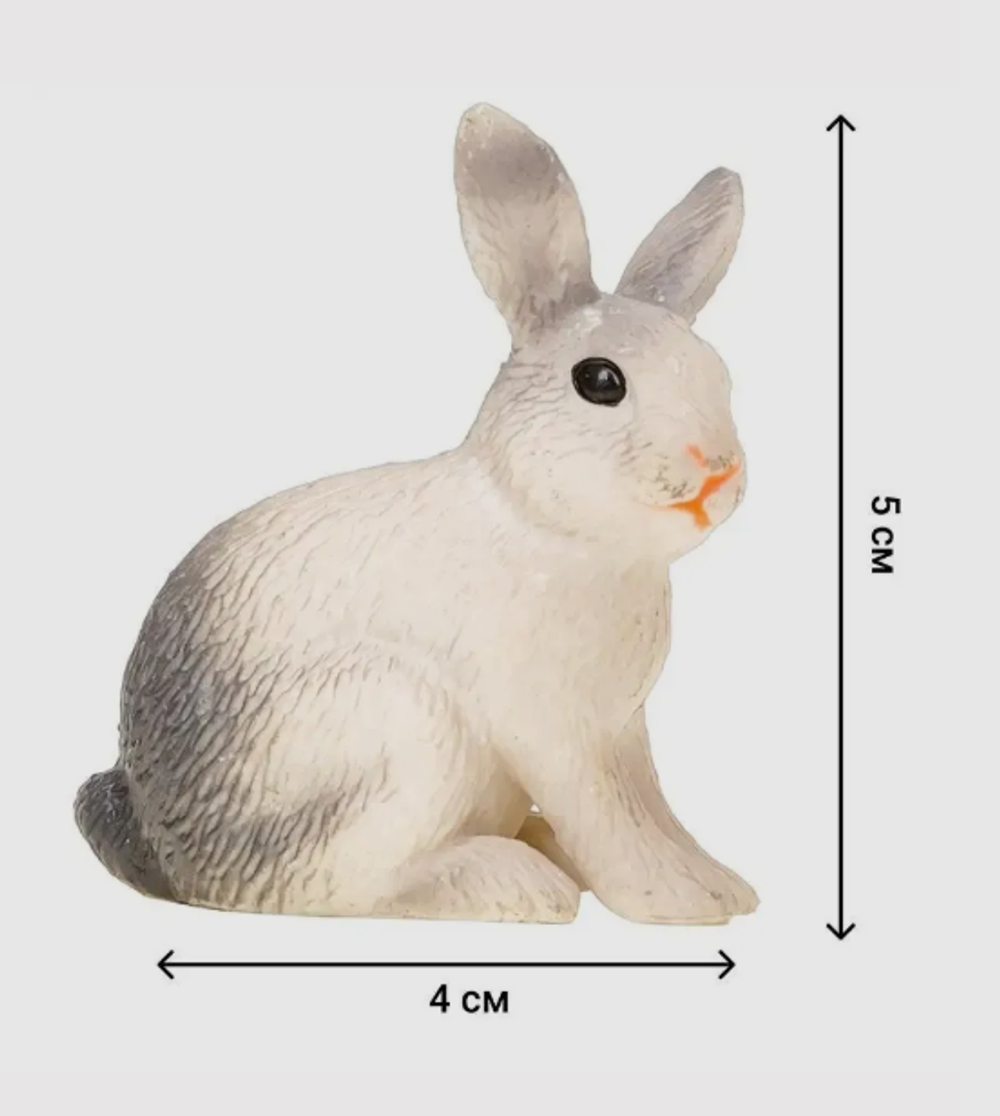 Игровой набор Masai Mara серия Мир домашних животных. На ферме: фермер, кролик, утка, гусь, курица, мешок, загон.