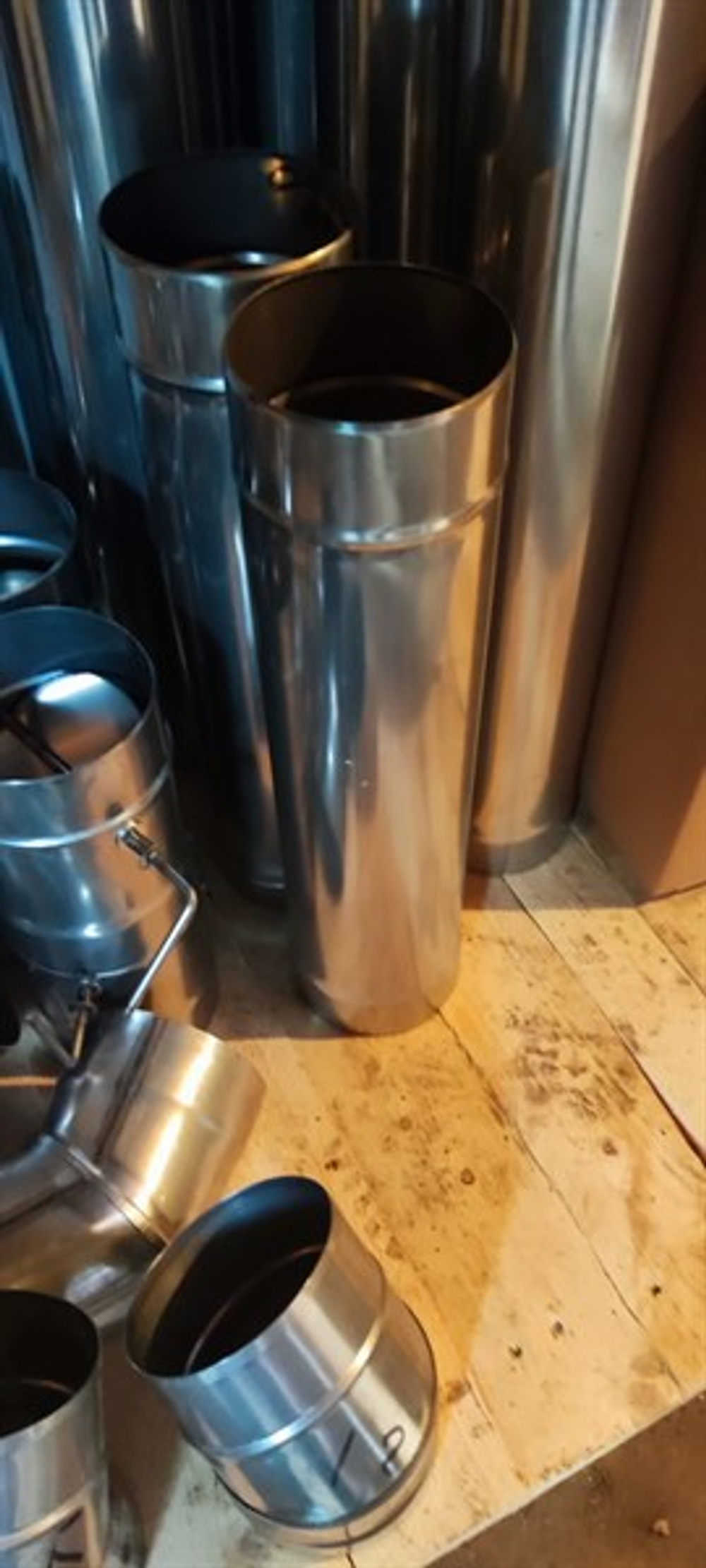 Труба 120 мм нерж. (AISI 409-1 мм.), L-0,5 м ECOFLUE