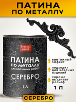Патина для наружных работ по металлу «Серебро»