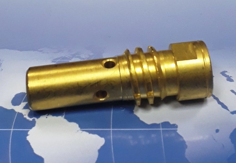 BD-65040 Держатель (свеча) наконечника L=55 мм./ M14x1LH, для сварочных горелок полуавтоматической сварки MF-450 итс