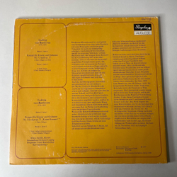 Винтажная виниловая пластинка LP Ludwig van Beethoven Бетховен, Konzerte Fur Flavier and Orchester Nr 3 C Moll and Nr 5 Es Dur Kaiser Konzert (Германия 1977)
