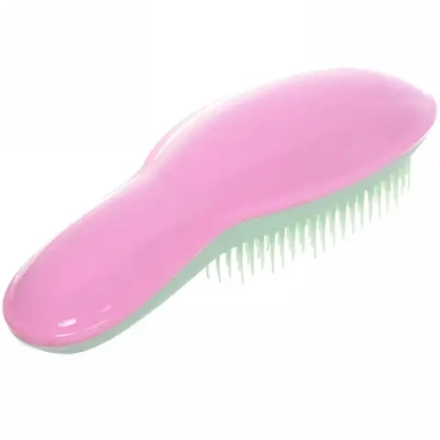 Расческа массажная компактная «Beauty Bar», розовый, в коробке, 20*7см