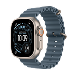 Apple Watch Ultra 3 GPS + Cellular 49mm Natural Titanium Case with Anchor Blue Ocean Band,Model A3281