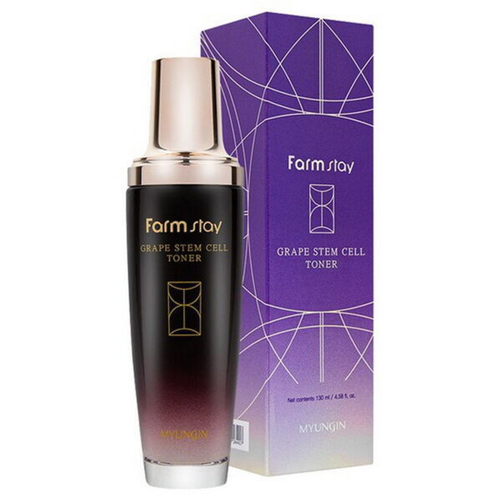 Тонер для лица FarmStay Grape Stem Cell Toner, 130мл
